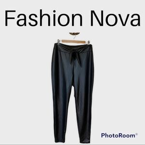 Fashion Nova Faux Leather Front Knot Pants